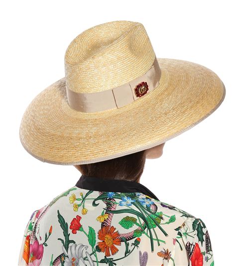 gucci brim hat price|Gucci straw hat women.